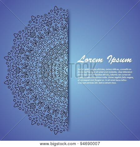 Mandala. Round Ornament Pattern.