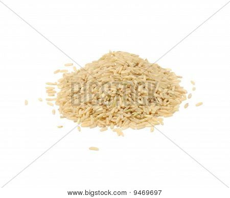 Pilha de arroz integral