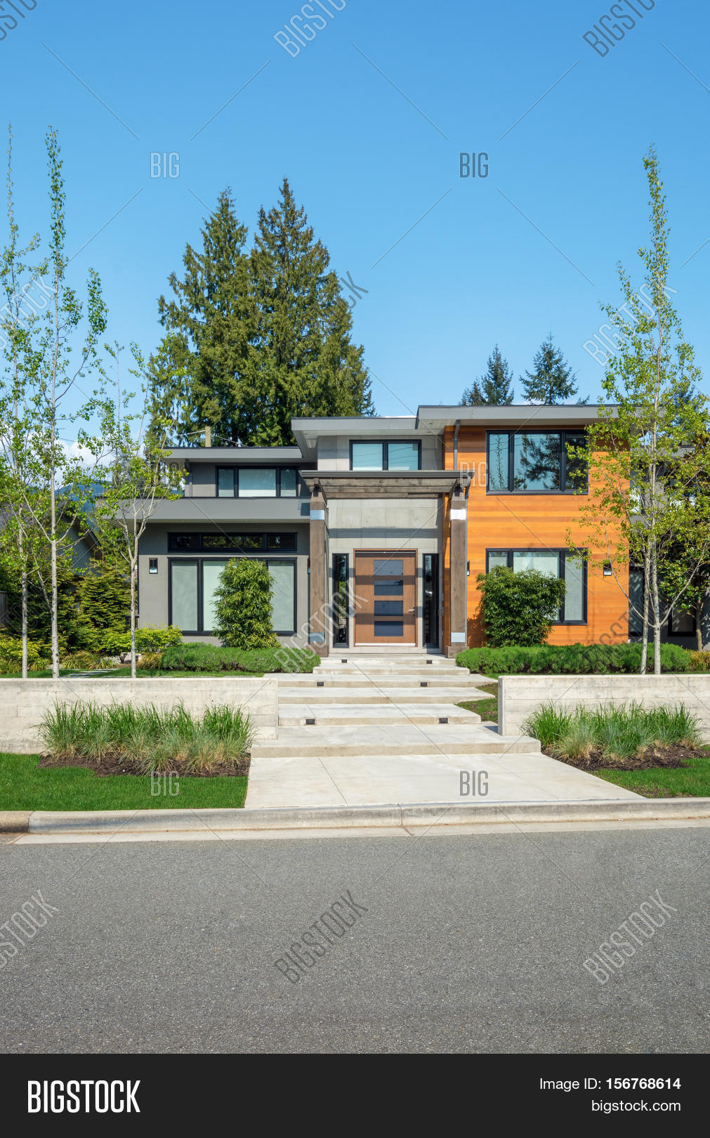 Modern House Wood Trim Image & Photo (Free Trial) Bigstock