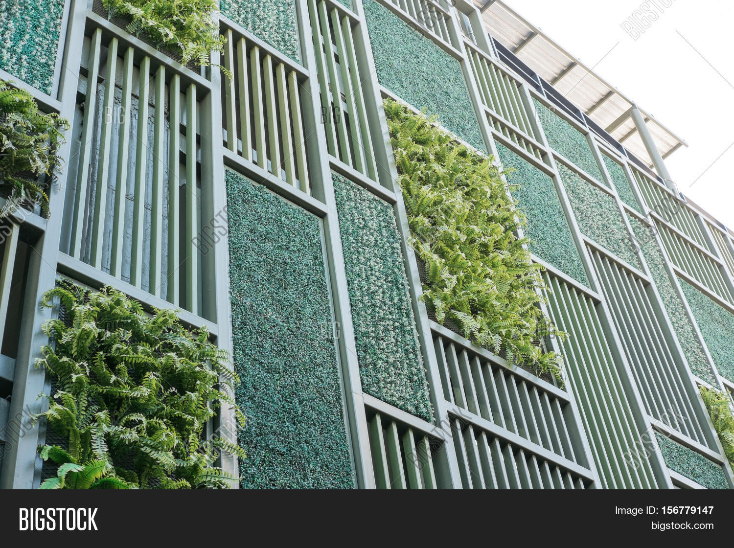 Green Facade, Vertical Image & Photo (Free Trial) Bigstock