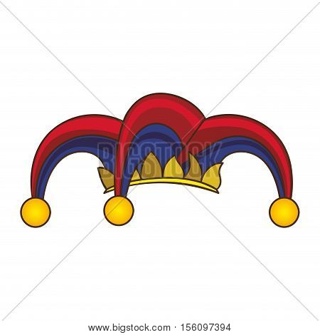harlequin character icon image vector illustration design