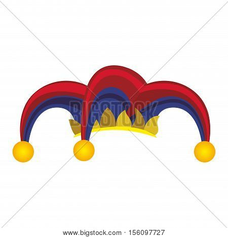 harlequin character icon image vector illustration design