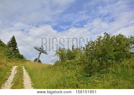 The Piancavallo mountain in Friuli Venezia Giulia north east Italy in early September.