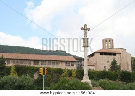 Pedralbes Abbey i Barcelona.