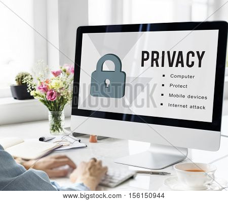 Data Security Privacy Protect Concept