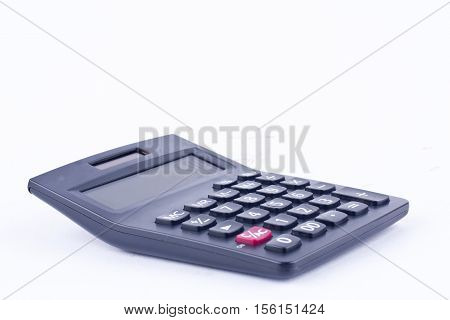 calculator for calculating the numbers accounting accountancy finance business calculation  on white background  finance isolated
