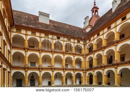 Eggenberg Palace in Graz is the most significant Baroque palace complex in Styria Austria Renaissance courtyard with arcades