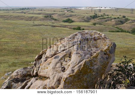 Nature Monument -Kamyshinskye Mountain Ears. Volgograd region Russia