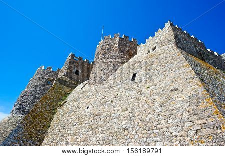 Greece Dodecanese, Patmos the fortress of the Agios Joannis Theologos Monastry