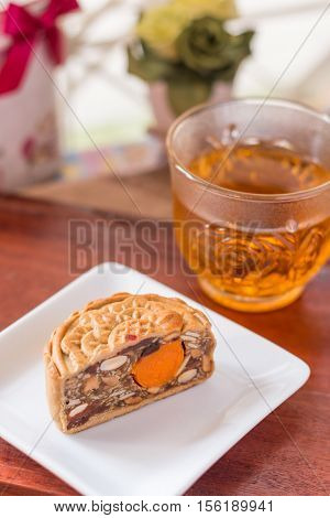 Moon Cake And Tea