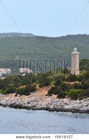 Kreikan llighthouse on saarella Kefalonia