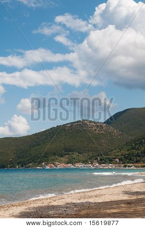 ดูที่หาด Sami Kefalonia กรีก