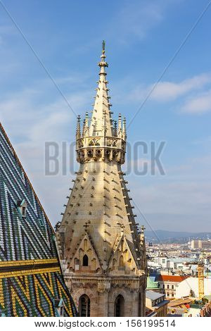 St. Stephen's Cathedral in Vienna, the capital of austria