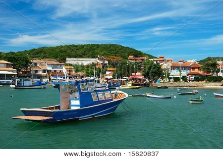 เรือตกในบูซิโอส ริโอเดอจาเนโรประเทศบราซิล