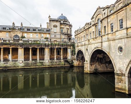 Hdr Pulteney Bridge In Bath