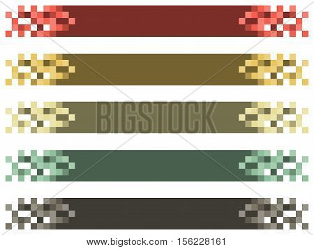 Colorful Title Bar / Banner for web or print