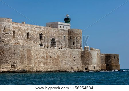 Maniace Castle In Syracuse, Sicily