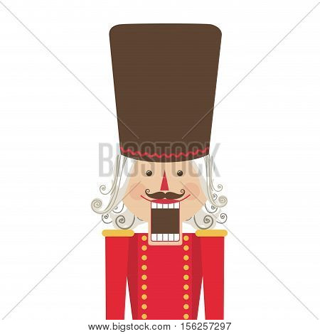 nutcracker toy icon image vector illustration design