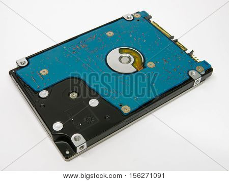 object isolated hard drive on a white background