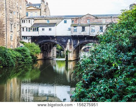 Hdr Pulteney Bridge In Bath
