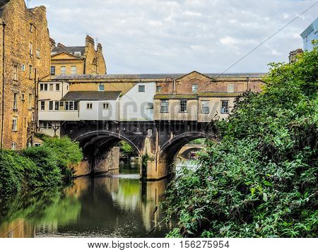 Hdr Pulteney Bridge In Bath