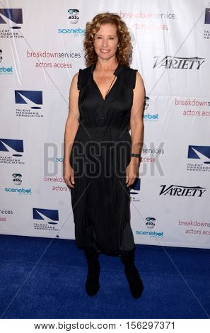 LOS ANGELES - NOV 10:  Nancy Travis at the 2016 TMA Heller Awards at Beverly Hilton Hotel on November 10, 2016 in Beverly Hills, CA
