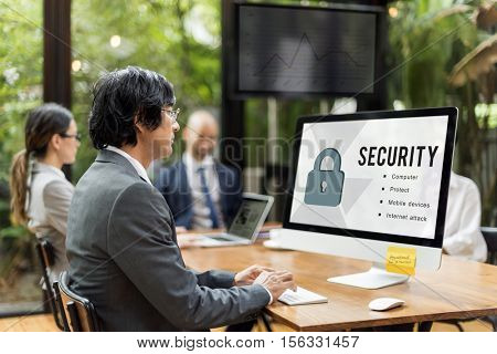 Data Security Privacy Protect Concept