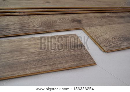 laying laminate flooring and dark wood colors - floor laying