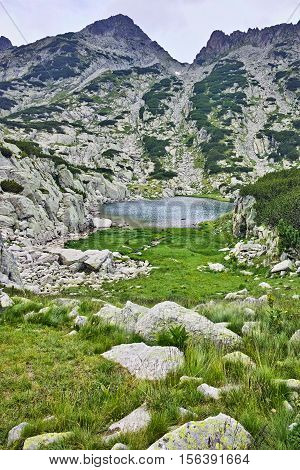 Landscape with Rocky hills and Samodivski lakes, Pirin Mountain, Bulgaria
