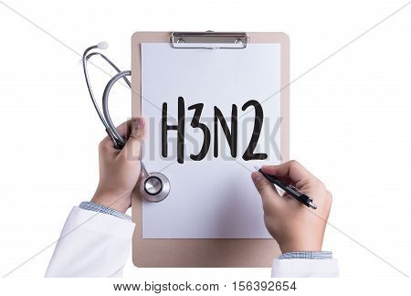 H3N2 Virus Influenza Virus Replication Cycle 3d, avian, background, bird, blur, composition,