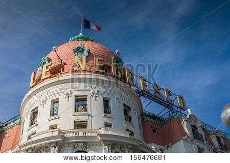 Hotel Negresco In Nice, France