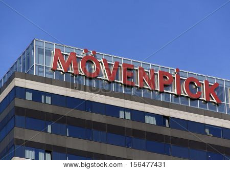 Letters Movenpick On A Hotel In Amsterdam