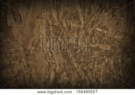Natural brown particleboard chipboard wooden background backdrop