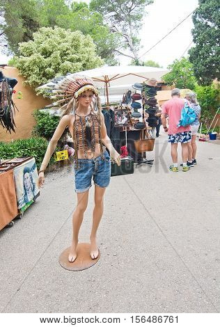 Hippy Market Indian Feather Crown
