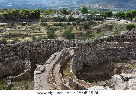 Archaeological Sites Of Mycenae And Tiryns, Greece