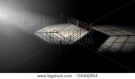 Boxing Ring Corner Lit