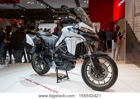 Ducati Motorbike On Display At Eicma 2016