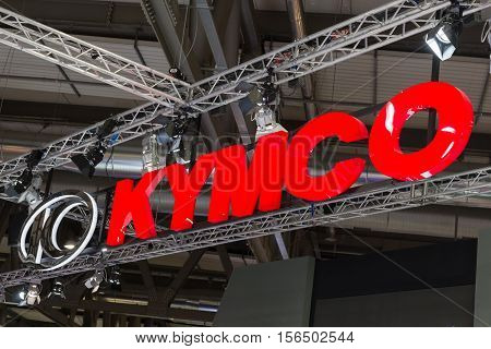 Detail Of Kymco Stand At Eicma 2016