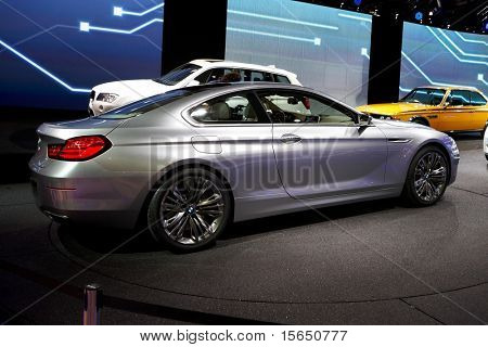 PARIS, Frankrig - 30 SEPTEMBER: Paris Motor Show September 30, 2010 i Paris, viser BMW koncept 6
