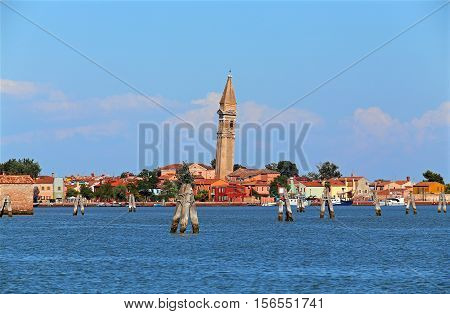 Burano An Island In The Venetian Lagoon In Italy