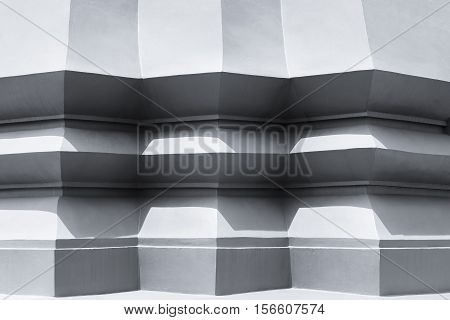 Architecture Details Building Corner Cement Pattern Sahde Shadow Abstract background