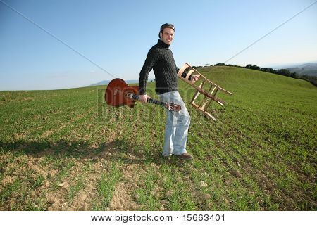 肖像画の男