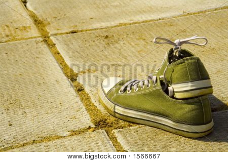 Vieilles espadrilles - couleur