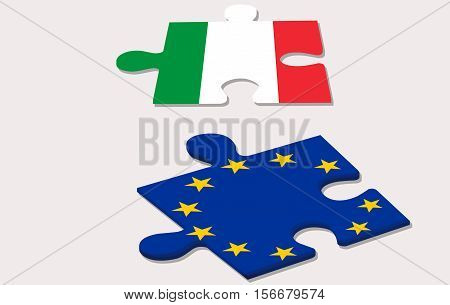 two piece of puzzle and costitutional referendum in italy