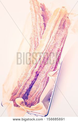 Churros With Granulated Sugar