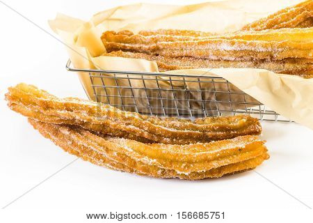 Churros With Granulated Sugar
