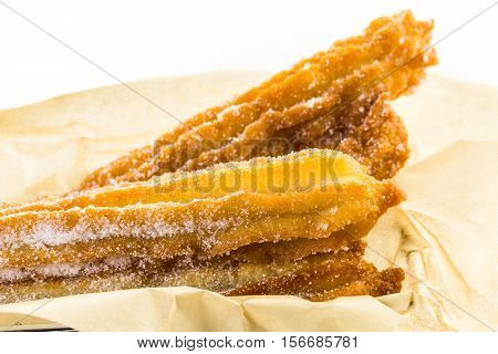 Churros With Granulated Sugar