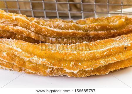Churros With Granulated Sugar