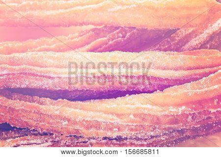 Churros With Granulated Sugar