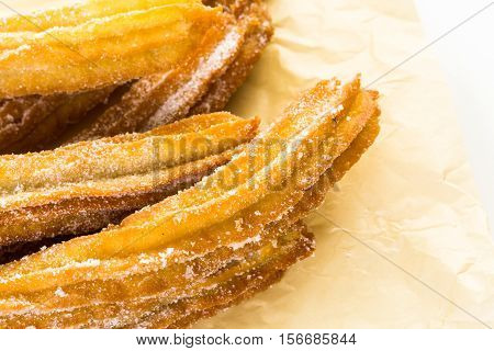 Churros With Granulated Sugar